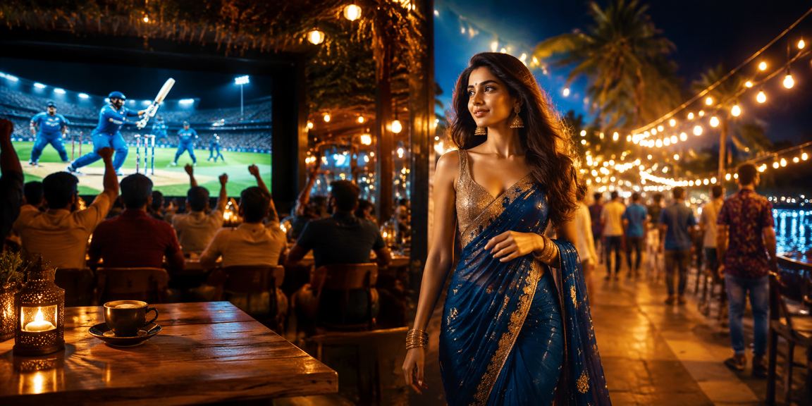 Fan enjoying cricket betting on mobile during IPL in Bengaluru
